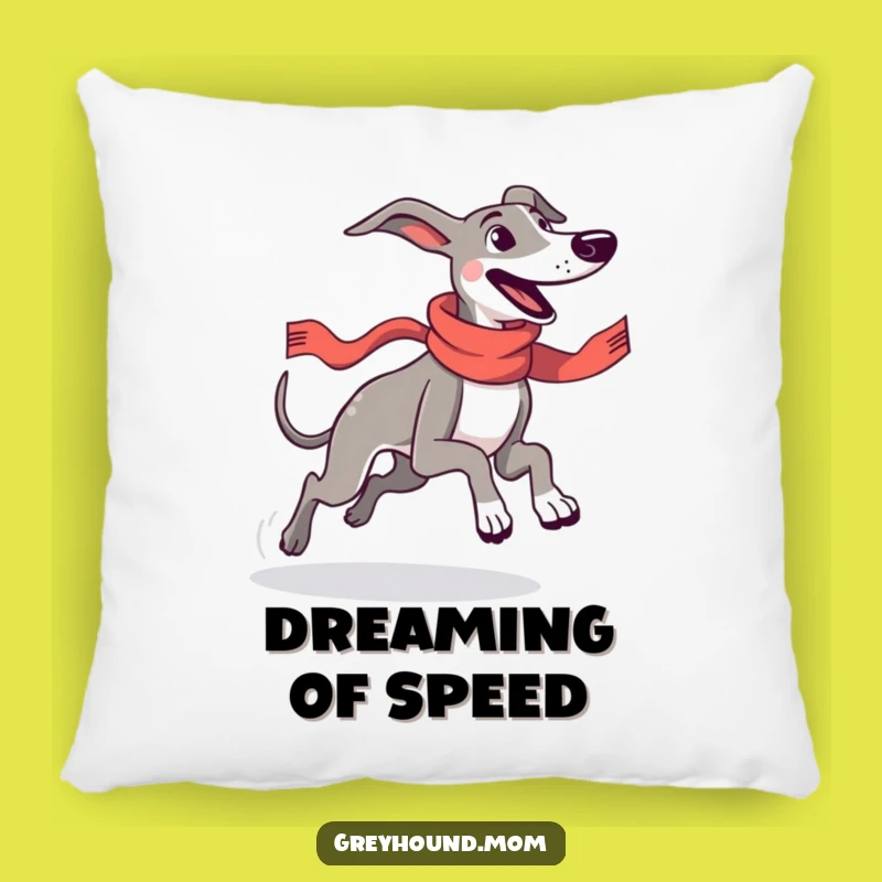 Funny Greyhound Joy Pillow - Soft & Humorous Dog Lover Comfort Gift