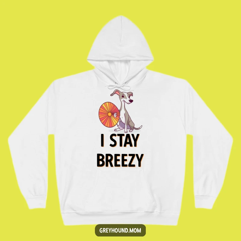 Cozy Greyhound Elegance Hoodie: Stay Cool in Style Gift
