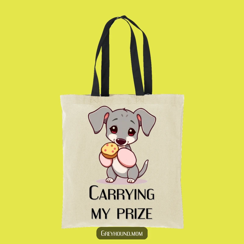 Funny Greyhound Oven Mitts Tote Bag - Carry Treats & Laughs