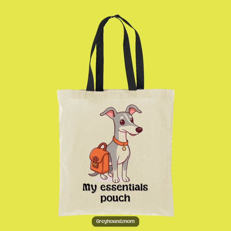 Funny Greyhound Adventure Tote Bag: Stylish Dog Outing Bag, Perfect Funny Gift